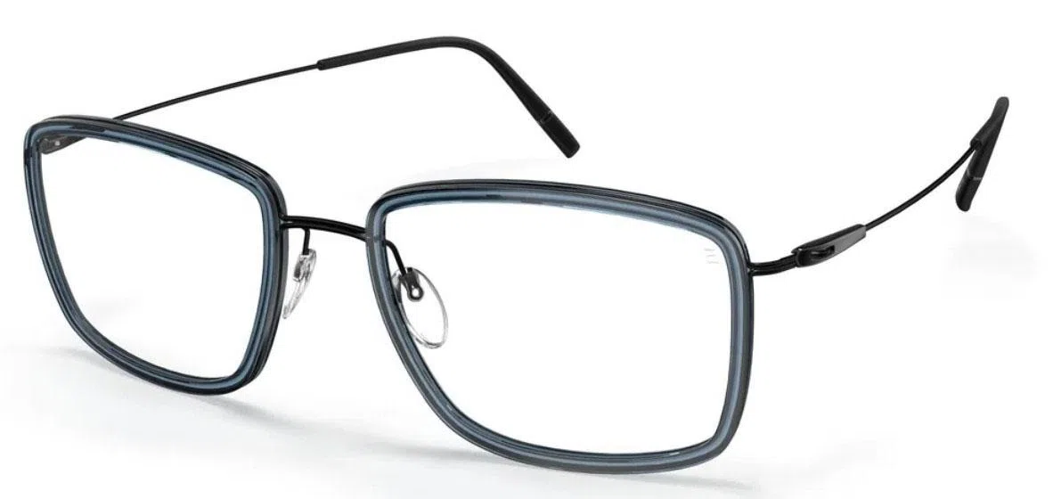 Silhouette Dynamics Colorwave Contour 5580 Eyeglasses - Ruthenium / Graphite - view 3